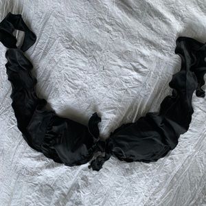 Victoria Secret black bandeau swim top